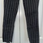 Abercrombie & Fitch High Rise Super Skinny Ankle Striped Jeans 25/0 Photo 2