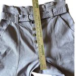 Ted Baker  High‎ Waist Paper Bag Tapered Leg Cargo Pants Lavender Size 32 Photo 7