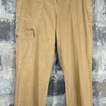 Joie  Tan Tencel High‎ Rise Straight Leg Cargo Pants 10 Photo 0