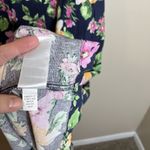 Old Navy  fit and flare dress large Floral Dark Midi Linen Wedding Coquette Girly Photo 5