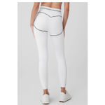 Alo Yoga Airbrush High-Waist Heart Throb Legging White/Black S Photo 1