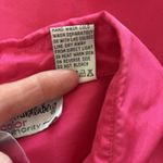 Diane Von Furstenberg  Silk Blouse Tunic Top Womens S/M Pink Button Up Oversized Photo 6