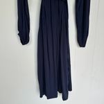 NWT DIARRABLU Lala Wrap Midi Dress Navy X Photo 5