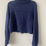 Aerie New Heights Navy Sweatshirt Size Xs Photo 3