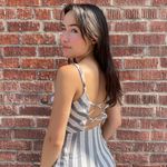 LA Hearts  striped open back jumper sz xs Photo 4