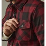 American Giant Unisex Redwood Fleece Button Photo 9