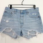 Levi's Levi’s 501 Original Fit High Rise Jean Shorts Distressed
size 32 Photo 0