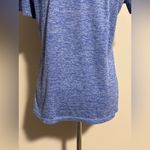 Nike EUC  Purple and White Dri Fit Scoop Neck Workout Top size medium Photo 5