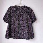 Madewell  Puff-Sleeve Ruffle Top in Fieldwalk Floral S Photo 7