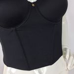 Betsey Johnson  Solid Black Underwire Boned Bra Photo 5