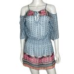 BECCA by Rebecca virtue  Women's Chiffon Bora Bora Tunic Swimsuit Coverup sz XS Photo 1