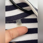 ATM Anthony Thomas Melillo Navy Striped Pima Cotton Dress xs Blue Photo 3