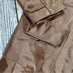 LIONESS Faux Patent Leather Trench Jacket Photo 3