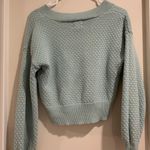 Hippie Rose Teal Sweater Photo 1