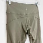 Lululemon  In Movement Crop Everlux Legging In Sage Size 10 Photo 7