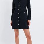 NWT Tuckernuck POMANDER PLACE Stacy in Noir Black Tweed Mini Dress XXL Photo 1