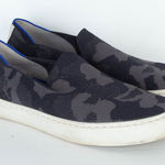 Rothy's  Womens The Original Slip On Knit‎ Sneakers Shoes Size 7 Gray Camo Casual Photo 0