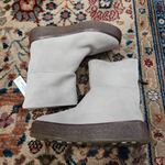 COUGAR Womens Button waterproof Mushroom Suede boots size 8 Brown Photo 14