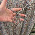 Madewell  Floral Print Dress in Red and Blue size medium Photo 4