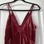 Anthropologie  Velvet V-neck Mulberry Dress Size 4 Photo 4