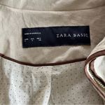 ZARA  Utility Military Equestrian Jacket Tan Size Small Photo 9