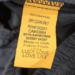 Lucy Love 💕💕 Elastic Waist Derby Skort ~ Dark Blue Large NWOT Photo 3