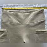 Nike  Therma-Fit Cream Colored Leggings with Herringbone Pattern Athleisure Photo 5