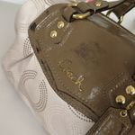 Coach  Ashley Dotted OP
Signature Satchel Purse Light
Khaki/Taupe Photo 5
