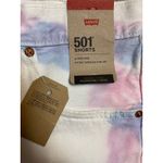 Levi's Levi’s 501 Pastel Tie-Dye High Rise Cutoff Jean Shorts Size 31 Photo 8