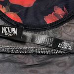 Victoria's Secret THE PLAYER RACERBACK SPORT BRA Black Bra w Red Roses Valentine Photo 5
