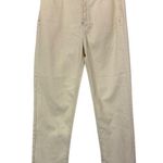 House of Harlow  1960 Womens Cream Jeans Size 28 Straight High Rise Photo 1