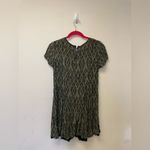 Silence + Noise Urban Outfitters  Green Snake Ikat Witchy T Shirt Dress SZ S Photo 1