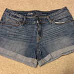 Mossimo Denim Mossimo mid rise midi denim shorts size 10 Photo 0