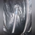 Fiorucci  Faux Leather Dress size 42IT/6 US Diagonal front zipper NWT Photo 7