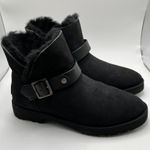 UGG NWOB  Women’s Timely Short Buckle Boots In Black Sz 5 New Photo 0