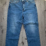 Pistola  High Rise Straight Leg Cropped Jeans Size 31 Medium Wash Photo 0