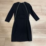 Rebecca Minkoff NEW  Emmet Zippet Keyhole Black Mini Dress Size 4 Photo 2