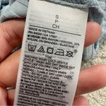 Banana Republic  Women’s Ribbed Resort Shirt Collared Longsleeve in Tide Blue S Photo 10