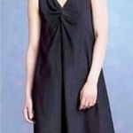Eileen Fisher Twist Front Dress Black Size Small Photo 0