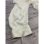 Beach Lunch Lounge Button Front Shirt Womens 3X Long Sleeves Tulip Back Viscose Photo 8