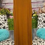 A New Day Mustard Yellow Tank Midi Sundress Photo 0