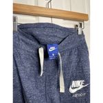 Nike  Organic Cotton Just Do It Navy Blue Mini Skirt Womens Size XS Drawstring Photo 1