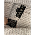 Jeanne pierre A6 ‎ Cable Knit Turtleneck Sweater Women's Medium Cotton Beige Photo 2