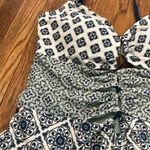 NWT Boden cutout front mosaic tile one piece swimsuit vacation teal size 14 Blue Photo 1