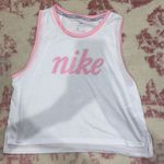 Nike  White and Pink Tank Top Photo 0