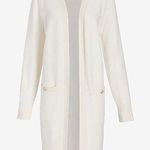 EXPRESS 61- Padded Shoulder Button Pocket Cardigan Small Photo 0