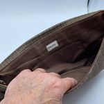 Chico's Chico’s tweed embellished gold black clutch Photo 4