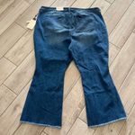 NYDJ NWT Ava Daring Ankle Flare Jeans with Fray Hem in Foundry Wash Size 24W Photo 4