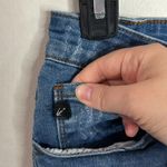 KanCan USA KanCan Medium Wash High Waisted Distressed Denim Shorts with Cuffed Hem size 29 Photo 6