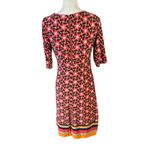 Taylor 3/4 Sleeve Dress Blue White Orange Size 6 Photo 1